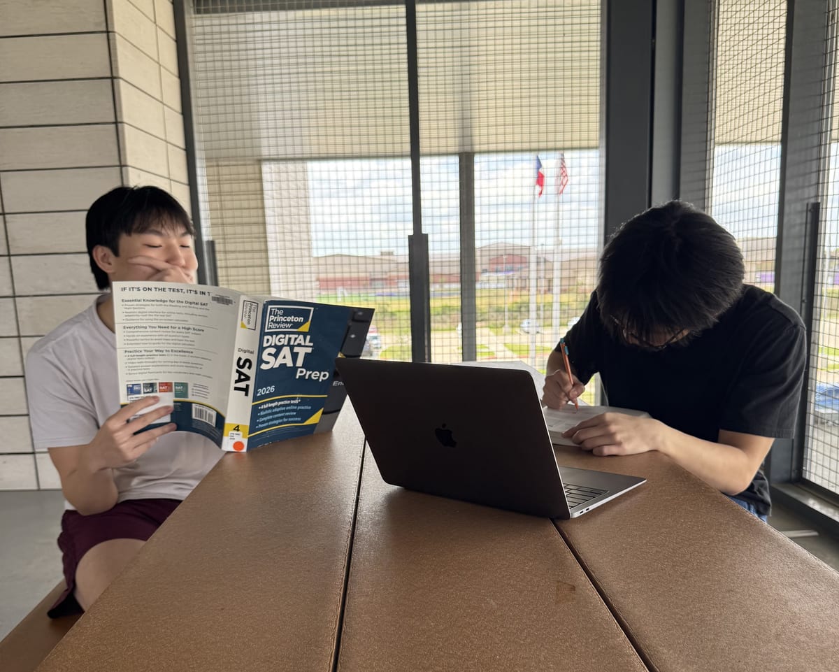 SAT prep tutoring session
